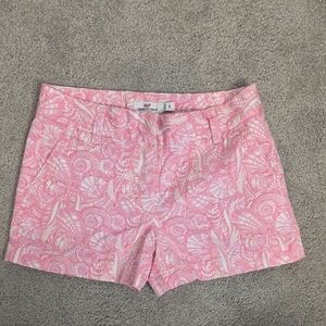 Vineyard Vines Pink Patterned Girl's Shorts